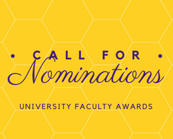 Call for Nominations University Faculty Awards