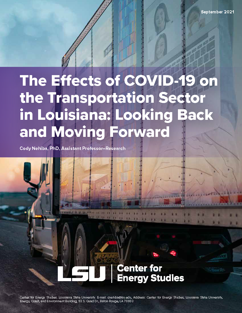 Cover of white paper showing semi-trailer truck