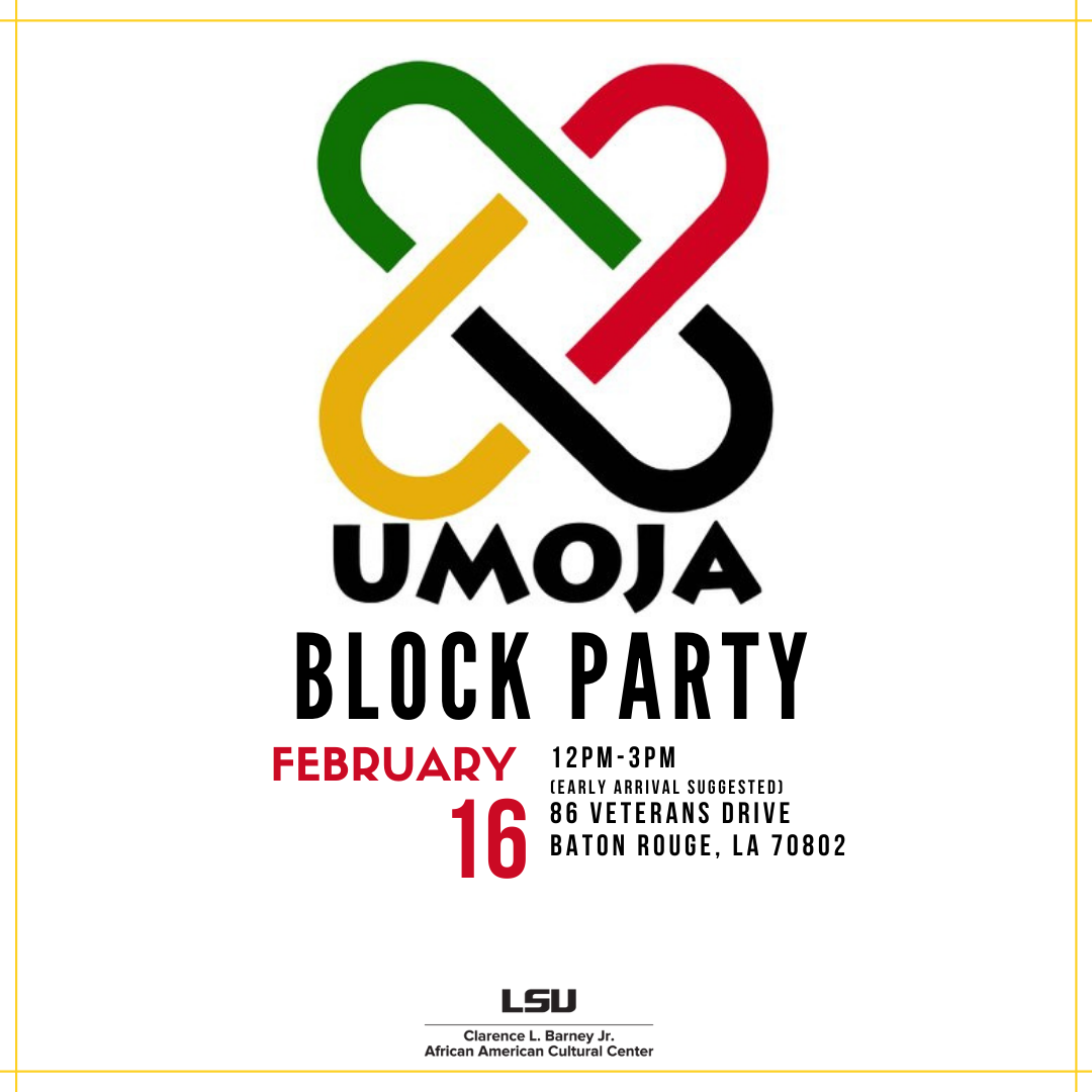 umoja block party flyer