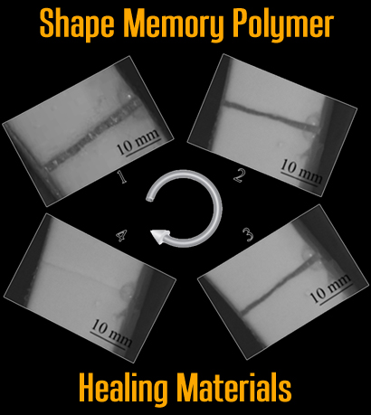 Reads: Shape memory polymer healing materials