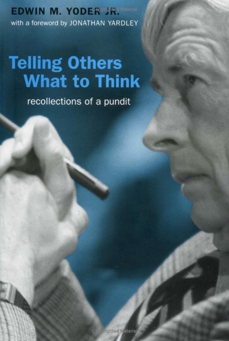 "Telling Others What to Think" book cover 