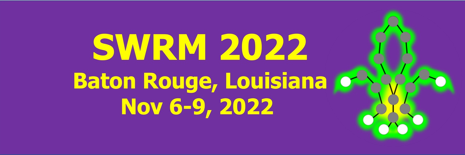 SWRM logo conference in Baton Rouge on November 2022