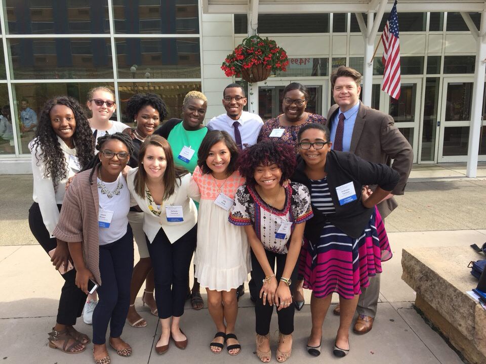 Group photo of McNair Scholars at a Research Conference