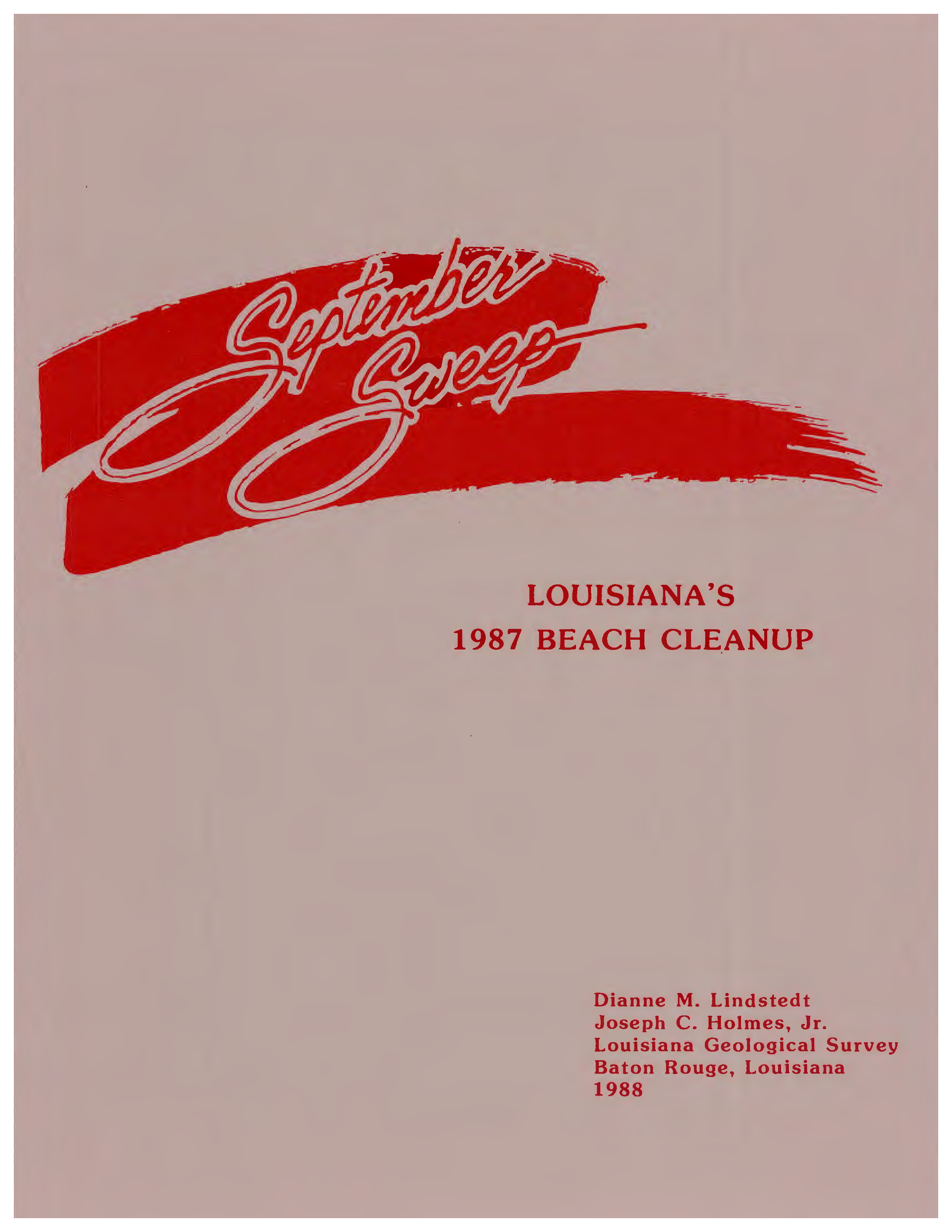 September Sweep: Louisiana’s 1987 Beach Cleanup